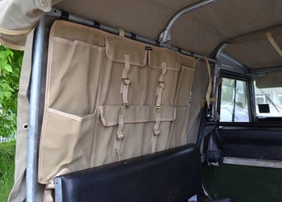 Series Single Sand Canvas Side Storage Bag - Hard/Soft Top Fitting - EXT382-36