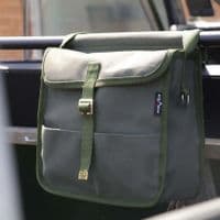 Small Khaki Canvas Grab Satchel - EXT382-43
