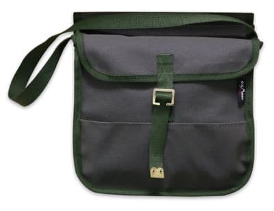 Small Khaki Canvas Grab Satchel - EXT382-43