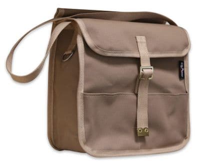 Small Sand Canvas Grab Satchel - EXT382-40