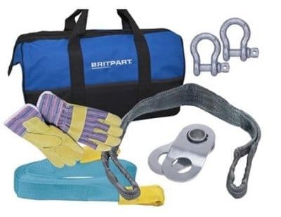 Starter Winch Recovery Kit with Tow Strap