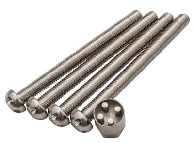 Tamper Proof M10 x 110 Bolt Set & Key
