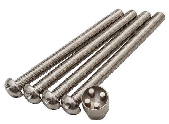 Tamper Proof M10 x 110 Bolt Set & Key