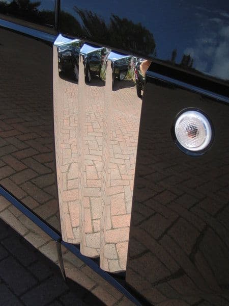 Triple Side Vents Complete PAIR CHROME Range Rover L322