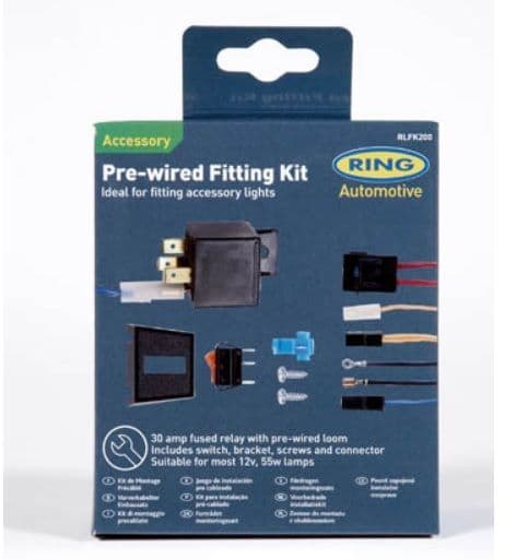 Universal Wiring Kit (For wiring a pair of lights) 30 amps