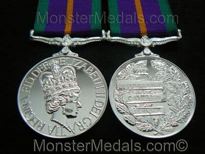 ACCUMULATED CAMPAIGN SERVICE MEDAL FULL SIZE REPLACEMENT COPY (ACSM)