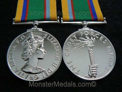 CADET FORCES MEDAL REPLACEMENT COPY ELIZABETH II EIIR