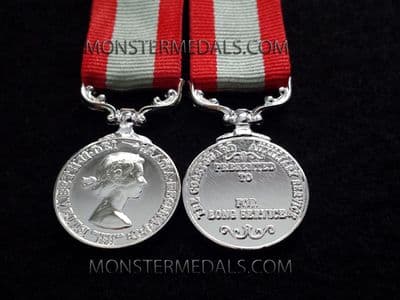 COASTGUARD AUXILIARY LONG SERVICE MINIATURE MEDAL 1966 - 2011