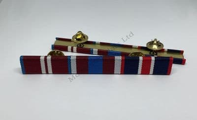 Diamond Jubilee 2012 - Platinum Jubilee 2022 & Coronation 2023 Ribbon Bar (Pin on Stud)