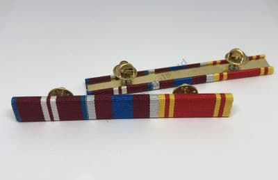 Diamond Jubilee 2012 - Platinum Jubilee 2022 & Fire LSGC  Ribbon Bar (Pin on Stud)