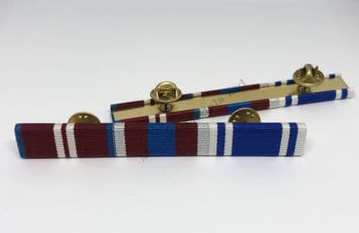 Diamond Jubilee 2012 - Platinum Jubilee 2022 & Police LSGC  Ribbon Bar (Pin on Stud)