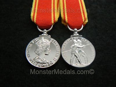 FIRE BRIGADE LONG SERVICE MINIATURE MEDAL (LSGC) EIIR