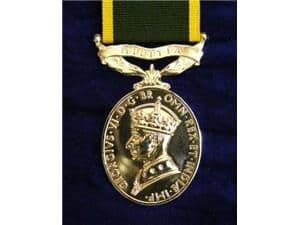 FULL SIZE EFFICIENCY MEDAL MILITIA GEORGE VI GVI