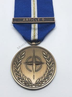 Full size Nato Article 5 Eagle Assist Medal
