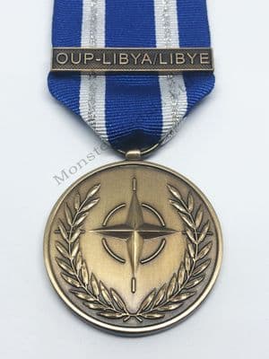 Full size Nato Libya/Libye Medal Operation Unified Protector OUP