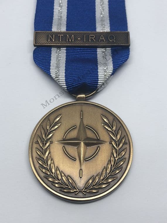 Full size Nato NTM Iraq medal
