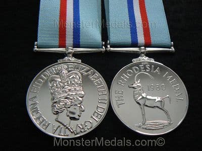 FULL SIZE RHODESIA MEDAL 1980 REPLACEMENT COPY