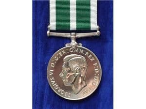 FULL SIZE ROYAL NAVY LONG SERVICE RESERVE MEDAL GEORGE VI GVI
