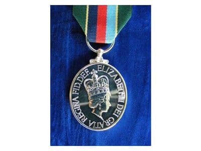 FULL SIZE VOLUNTEER RESERVES MEDAL VRSM ELIZABETH II EIIR