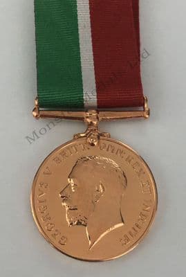 Full size WW1 Mercantile Marine Medal Replacement Copy