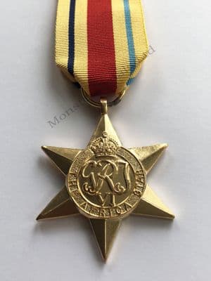 Full Size WW2 Africa Star Replacement Copy