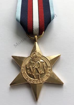 Full Size WW2 Arctic Star Replacement Copy