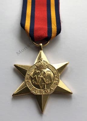 Full Size WW2 Burma Star Replacement Copy