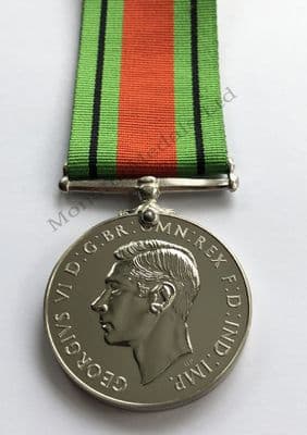 Full Size WW2  Defence Medal Replacement Copy
