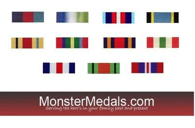 Full Size British Military Medal Ribbons World War 2, 6" Lengths - Foto 10