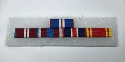 Golden - Diamond - Platinum Jubilee 2022 - Coronation 2023 & Fire LSGC  Ribbon Bar (Pin on Stud)