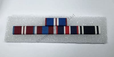 Golden - Diamond - Platinum Jubilee 2022 - Coronation 2023 & Prison Service Ribbon Bar (Pin on Stud)