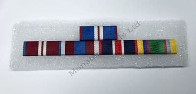 Golden - Diamond - Platinum Jubilee - Coronation 2023  & Cadet Forces LSGC Ribbon Bar Pin on Stud