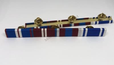 Golden Jubilee -Diamond Jubilee - Platinum Jubilee 2022 & Police LSGC  Ribbon Bar (Pin on Stud)
