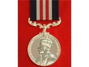 MILITARY MEDAL GV CROWNED HEAD FULL SIZE REPLACEMENT COPY MEDAL