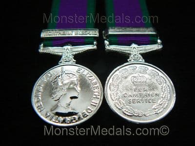 MINIATURE GENERAL SERVICE MEDAL (GSM) WITH NORTHERN IRELAND CLASP