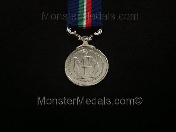 MINIATURE MERCHANT NAVAL SERVICE MEDAL (COMMEMORATIVE)