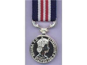 MINIATURE MILITARY MEDAL EIIR