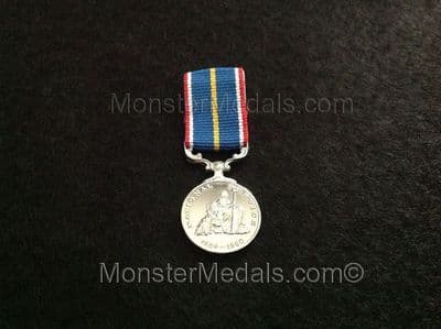 MINIATURE NATIONAL SERVICE MEDAL (COMMEMORATIVE)