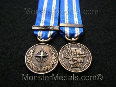 MINIATURE NATO ACTIVE ENDEAVOUR MEDAL