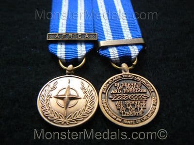 MINIATURE NATO AFRICA MEDAL