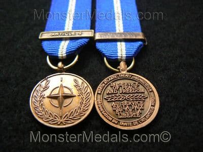 MINIATURE NATO EAGLE ASSIST MEDAL