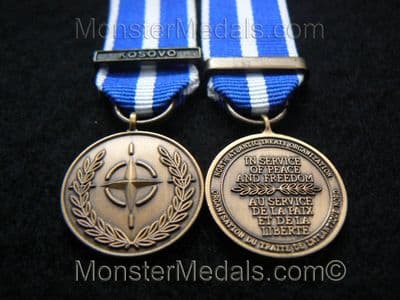 MINIATURE NATO KOSOVO MEDAL