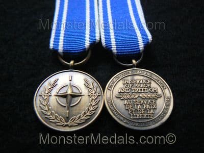 MINIATURE NATO MACEDONIA MEDAL