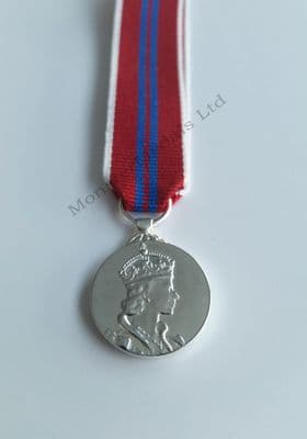 Miniature Queens Coronation Medal 1953