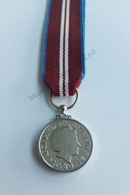 Miniature Queens Diamond Jubilee Medal 2012