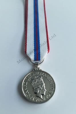 Miniature Queens Silver Jubilee Medal 1977