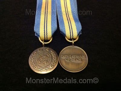 MINIATURE SECOND UNITED NATIONS EMERGENCY FORCE MEDAL UNEF II