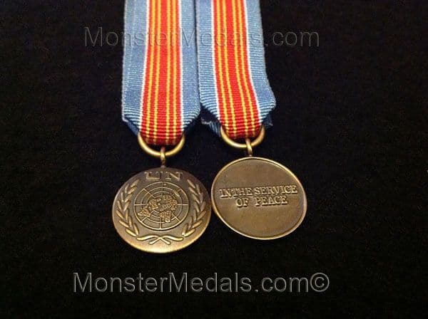 MINIATURE UNITED NATIONS BOSNIA ETC MEDAL UNPREDEP