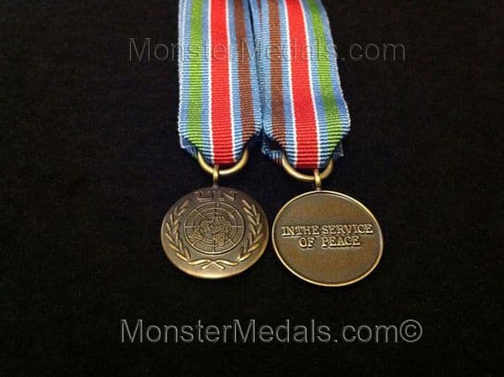 MINIATURE UNITED NATIONS BOSNIA MEDAL UNPROFOR