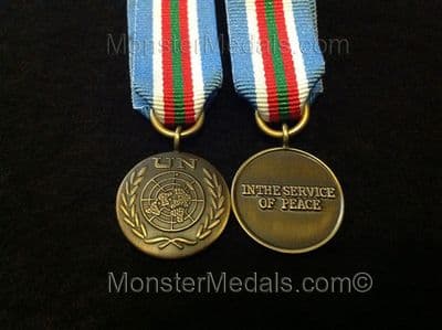 MINIATURE UNITED NATIONS BURUNDI MEDAL UNOB UNONUM